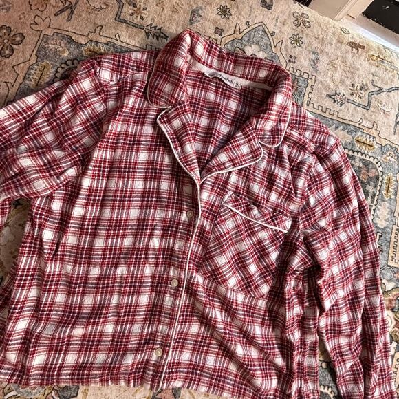 Abercrombie and Fitch PJ Set Christmas Holidays Comfy Cotton Pajamas Set M/L - Picture 3 of 14